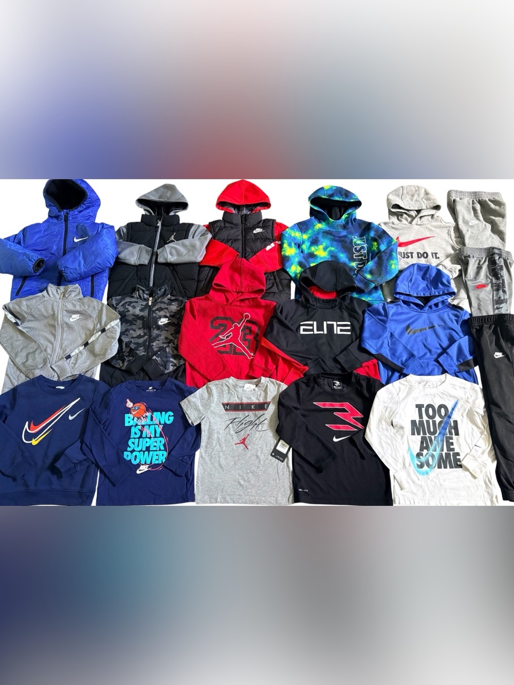 NIKE BOYS  5/6 BACK TO SCHOOL CLOTHING BUNDLE!